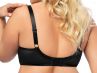 Gorsenia Paradise Soft Bra Black Beige-thumb Underwired, non-padded bra 65-100, D-M K496-CZA