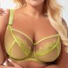 Gorsenia Paradise UW Soft Bra Lime-thumb Underwired, non-padded bra mesh and lace bra. 65-95, D-M K496/2-LIME