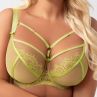 Gorsenia Paradise UW Soft Bra Lime-thumb Underwired, non-padded bra mesh and lace bra. 65-95, D-M K496/2-LIME