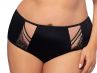 Gorsenia Paradise Briefs Black Beige-thumb Midi briefs with medium high waist M/38 - 4XL/48 K497-CZA