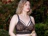 Parfait Lingerie Mia Lace Longline Bralette Black-thumb Non-wired, bralette with removable cup padding 65-95, D-H P5951-BLK