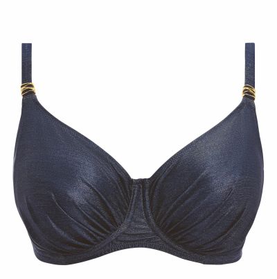 Fantasie Paros Coast UW Full Cup Bikini Top Midnight Sparkle Underwired, non-padded full cup bikini top. 65-90, D-K FS506101-MIA