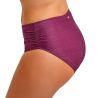 Fantasie Paros Coast Full Bikini Brief - Berry Shimmer-thumb Full bikini brief with ruching at the front. S/38 - 2XL/46 FS506171-BER