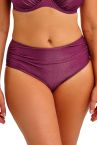 Fantasie Paros Coast Full Bikini Brief - Berry Shimmer-thumb Full bikini brief with ruching at the front. S/38 - 2XL/46 FS506171-BER