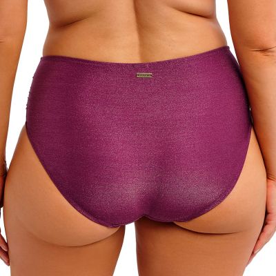 Fantasie Paros Coast Mid Rise Bikini Brief - Berry Shimmer  XS/36 - 2XL/46 FS506187-BER