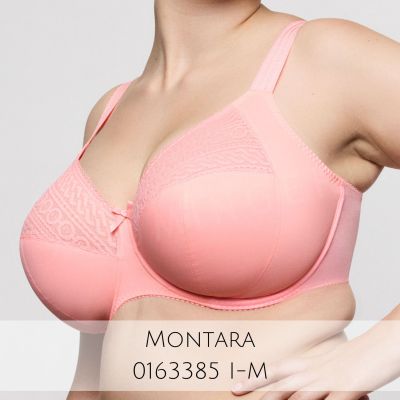 PrimaDonna Montara UW Full Cup Bra Pink Parfait Underwired, non-padded full cup bra with side support. 70-110, D-M 01633-80/85-PPF