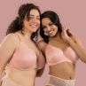 Parfait Lingerie Pearl UW Non-Padded Minimizer Bra Peach Beige-thumb Underwired, seamless minimizer bra with jacquard fabric. 70-95, D-H P60921-PCH