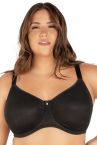 Parfait Lingerie Pearl UW Non-Padded Minimizer Bra Black-thumb Underwired, seamless minimizer bra with jacquard fabric. 70-95, D-H P60921-BLK