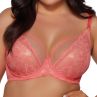 Ava Lingerie Perlash Soft Bra Coral-thumb Underwired, soft cup bra with double layered cups. 70-105, D-L AV1824-CRL