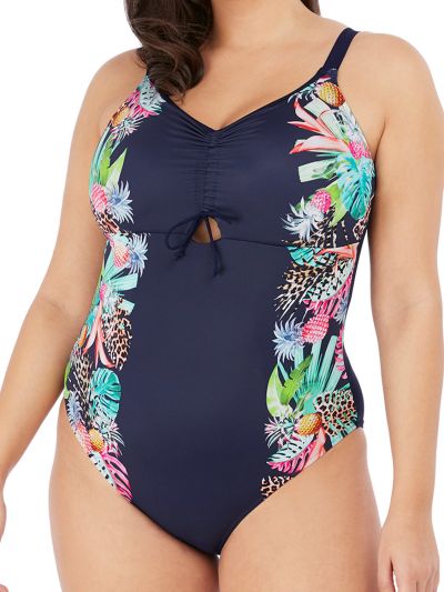 Elomi Pina Colada Swimsuit Midnight Swimsuit to wear over your swim bra 42-52 ES7260-MIH