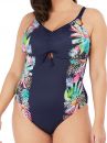 Elomi Pina Colada Swimsuit Midnight-thumb Swimsuit to wear over your swim bra 42-52 ES7260-MIH