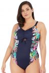 Elomi Pina Colada Swimsuit Midnight-thumb Swimsuit to wear over your swim bra 42-52 ES7260-MIH