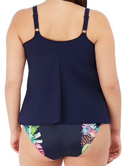 Elomi Pina Colada Tankini Midnight Tankini to wear over your swim bra 42-52 ES7261-MIH