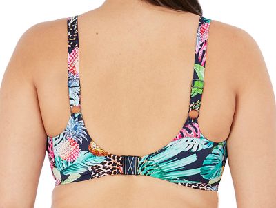 Elomi Pina Colada UW Plunge Swim Bra Midnight Underwired bikini bra 75-100, E-L ES7262-MIH