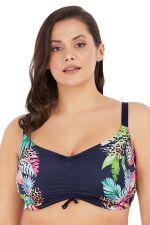 Pina Colada UW Crop Top Swim Bra Midnight