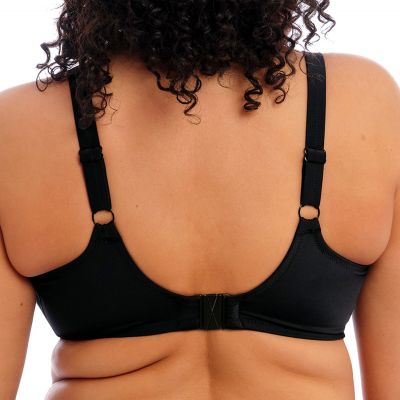 Elomi Plain Sailing UW Plunge Bikini Bra Black Underwired plunge bikini bra. 75-100, F-N ES7284-BLK