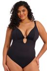 Elomi Plain Sailing Non-Wired Plunge Swimsuit Black-thumb Non-wired brazised swimsuit 80-95 G/H - K/L ES7280-BLK