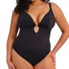 Elomi Plain Sailing Non-Wired Plunge Swimsuit Black-thumb Non-wired brazised swimsuit 80-95 G/H - K/L ES7280-BLK