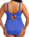 Elomi Plain Sailing Non-Wired Adj. Side Swimsuit Azure Blue-thumb Non-wired bra zised swimsuit. 75-95, G/H - K/L ES7281-AZE