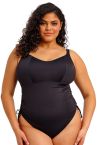Elomi Plain Sailing Non-Wired Adj. Side Swimsuit - Black-thumb Non-wired bra zised swimsuit. 75-95 G/H - K/L ES7281-BLK