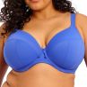 Elomi Plain Sailing UW Plunge Bikini Bra - Azure Blue-thumb Underwired plunge bikini bra. 75-100, F-N ES7284-AZE