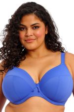Plain Sailing UW Plunge Bikini Bra - Azure Blue