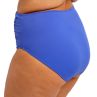 Elomi Plain Sailing Ruched Full Bikini Brief - Azure Blue-thumb High waist bikini briefs with ruching and tummy control. 38-52 ES7286-AZE