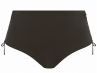 Elomi Plain Sailing High Waist Adjustable Bikini Brief Black-thumb High waist bikini briefs. 40-52 ES7287-BLK