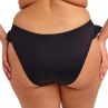 Elomi Plain Sailing High Leg Ruffle Bikini Brief - Black-thumb High waist bikini briefs. 40-52 ES7288-BLK