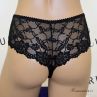 Plaisir Beate Brazilian Black-thumb Brazilian briefs with stretch lace back. 42-54 447-11-1-1/BLK