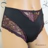 Plaisir Beate Midi Briefs Black & Merlot-thumb Mid high briefs to Beate range. 42-54 144-32/MRL