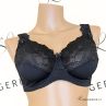 Plaisir Beate UW Full Cup Bra Black-thumb Underwired, non padded, stretch lace full cup bra. 80-110, D-I 619431-1/BLK
