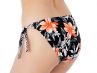 Fantasie Port Maria Tie Side Bikini Brief Black Floral-thumb  S-XL FS6896-BLK