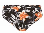 Port Maria Full Bikini Brief Black Floral