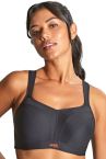 Panache Sport 5021 Power UW Padded Sports Bra Black-thumb Underwired, padded sports bra with racer back option. 60-90, D-M 5021-BLK