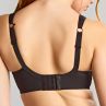 Panache Sport 5021 Power UW Padded Sports Bra Black-thumb Underwired, padded sports bra with racer back option. 60-90, D-M 5021-BLK