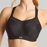 Panache Sport 5021 Power UW Padded Sports Bra Black-thumb Underwired, padded sports bra with racer back option. 60-90, D-M 5021-BLK