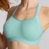 Panache Sport 5021M Power UW Padded Sports Bra - Aqua Haze Wave-thumb Underwired, padded sports bra with racer back option. 65-90, D-M 5021M-AHW