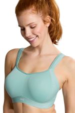 5021M Power UW Padded Sports Bra - Aqua Haze Wave
