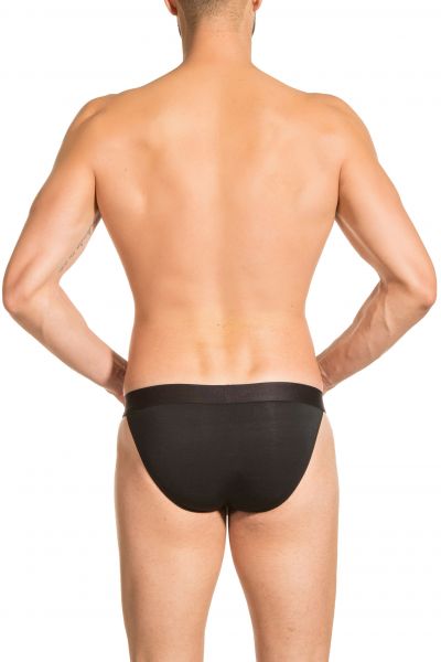 Obviously PrimeMan Bikini Brief black Bikini Brief 90% Lenzing MicroModal, 10% Lycra <br> S-XL A05-1A