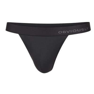 Obviously PrimeMan Bikini Brief black Bikini Brief 90% Lenzing MicroModal, 10% Lycra <br> S-XL A05-1A