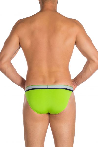 Obviously PrimeMan Bikini Brief Lime Bikini Brief 90% Lenzing MicroModal, 10% Lycra <br> S-XL A05-1P