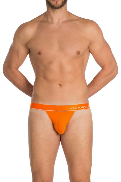 Obviously PrimeMan Bikini Brief Orange Bikini Brief 90% Lenzing MicroModal, 10% Lycra <br> S-XL A05-1O