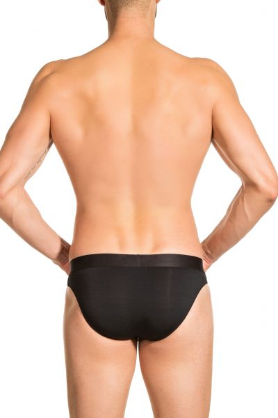 Obviously PrimeMan Hipster Brief black Hipster Brief 90% Lenzing MicroModal, 10% Lycra <br> S-XL A04-1A