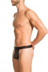 Obviously PrimeMan Thong Black-thumb Thong 90% Lenzing MicroModal, 10% Lycra <br> S-XL A06-1A