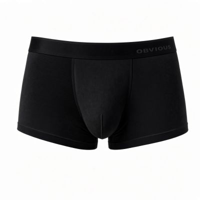 Obviously PrimeMan Trunk Black Trunk 90% Lenzing MicroModal, 10% Lycra <br> S-XL A03-1A