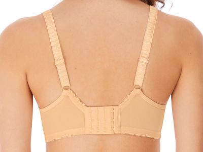 Freya Pure UW Nursing Bra Nude Underwired lightly padded seamless nursing bra with moulded drop cups. 65-90, D-L AA1581