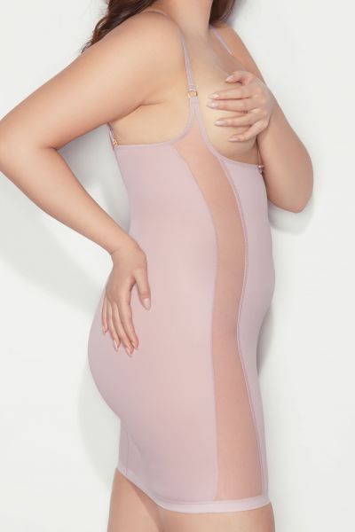 Mitex Pure Style Shaper Dress Powder Pink Shapewear dress S-2XL PS-PP