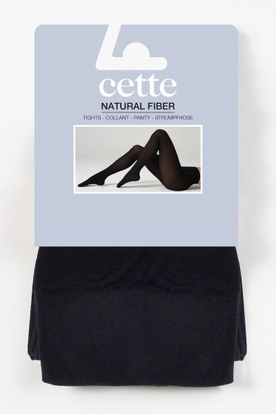 Cette Quito Merino Wool Pantyhose Black 100 den  S-XL 742-12-902