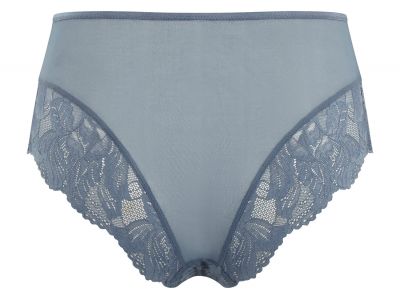 Panache Raciance Deep Brief Steel Blue Deep brief with high leg cut. 38-46 10464-STE